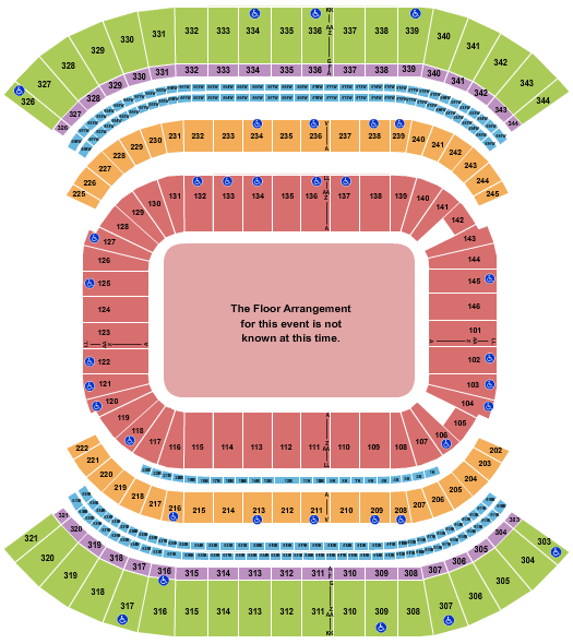 Nissan Stadium Bruno Mars Seating Chart